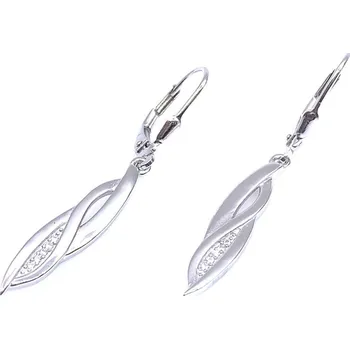 Náušnice Jan Kos jewellery Stříbrné náušnice MHT-3401/SW00