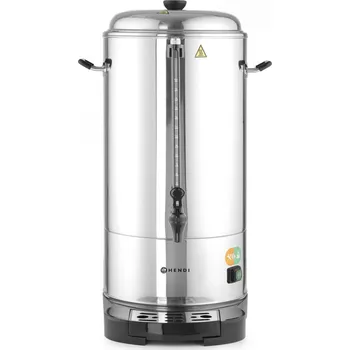 Ohřívač nápojů Dvojstěnný perkolátor, HENDI, 16L, 230V/1500W, 360x401x(H)647mm