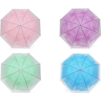 Deštník Dámský/dívčí vystřelovací deštník Modrá