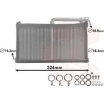 Vymenik tepla, Vnitrni vytapeni VAN WEZEL 03006296