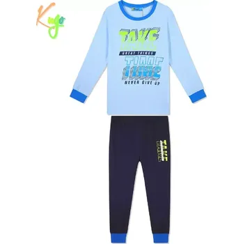 Chlapecké oblečení Chlapecké pyžamo Kugo MP1341, světle modré