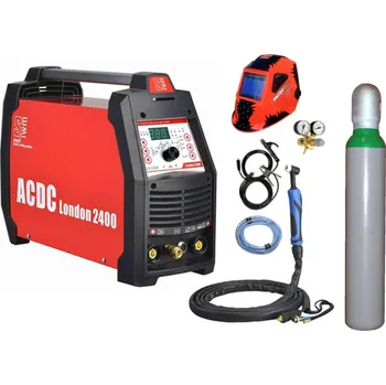 Svářečka VECTOR WELDING London 2400 AC/DC + příslušenství + lahev + kukla