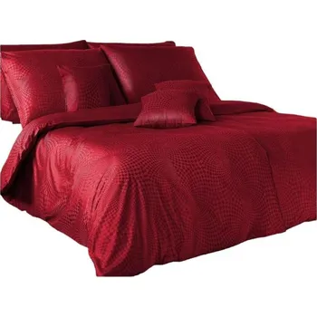 Povlečení Damaškové povlečení Geon mozaika II bordó 140x220 70x90