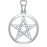 Stříbrný přívěsek pentagram