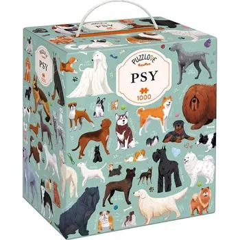 Puzzle CzuCzu Puzzlove Psi 1000 dílků