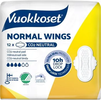 Menstruační vložka VUOKKOSET Vložky s křidélky Normal Wings (12 ks)