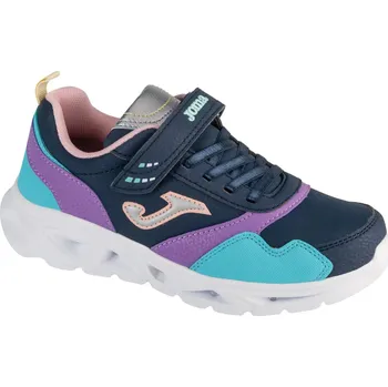 Dívčí tenisky Tmavě modré dívčí svítící tenisky Joma Star Jr 2433 JSTARW2433V Velikost: 29