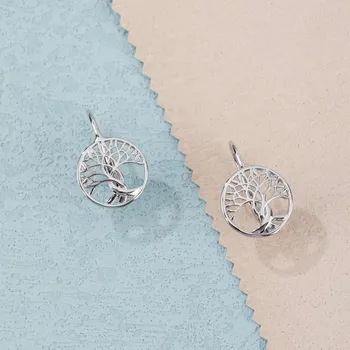 Náušnice Jan Kos jewellery Stříbrné náušnice strom MHT-2219/SN00