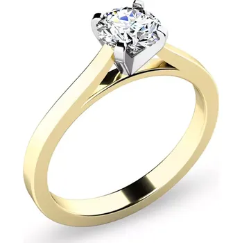 Prsten Dámský prsten žluté zlato 585/1000 přírodní diamant 0.90 ct G/SI 10966-ZLB-DIA velikost 58