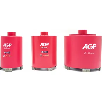 Vrták Diamantový jádrový vrták za sucha AGP (Ø68 až 112mm, L 85mm) M16 82 mm