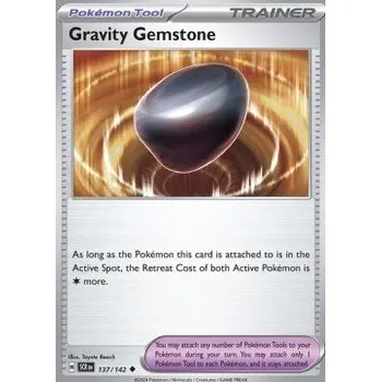 Volný čas Pokémon SCR 137/142 Gravity Gemstone - Stellar Crown Stav: Near Mint, Verze: REVERSE HOLO