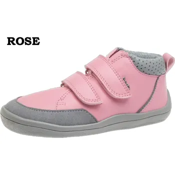 Dívčí polobotky Barefoot kotníčkové boty BEDA PLAYFUL - ROSE s okopem (BFN 170060/W/M/NL/OK), Beda Barefoot Velikost: 34