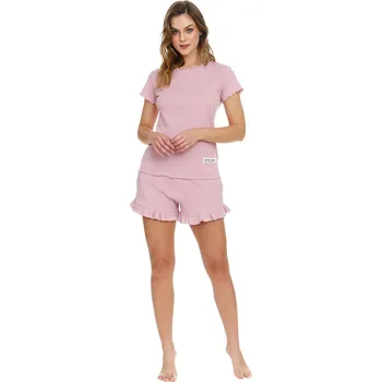 Pánské pyžamo Dámské pyžamo 4315 violet - Doctornap světle fialová M