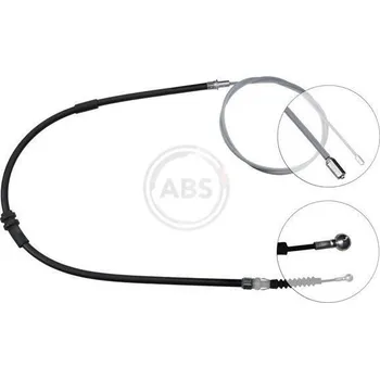 Lanko parkovací brzdy Tažné lanko, parkovací brzda A.B.S. K13836