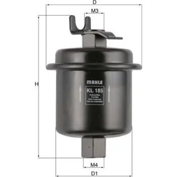 Palivový filtr Palivový filtr KNECHT KL 185