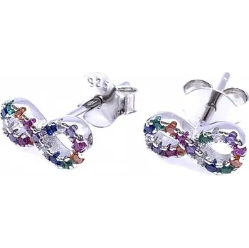Náušnice Šperky Jan Kos Jan Kos jewellery Stříbrné náušnice nekonečno 12119925