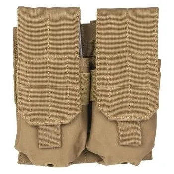 Sportovní střelba Pouzdro na zásobník Mil-Tec M4/M16 Double Molle - coyote