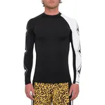 volcom Pánské koupací triko surf vitals jack robinson thrashguard black