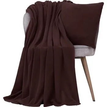 deka SCANquilt pléd BELLA tmavě hnědá střední 150 x 200 cm