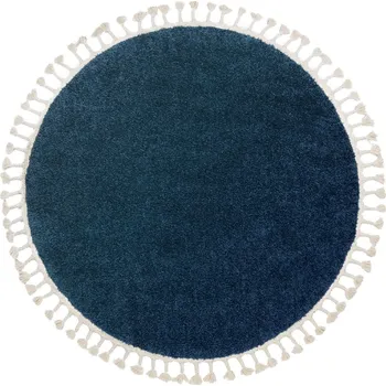 Koberec Kusový koberec Berber 9000 navy kruh Kruh Ø 120 cm