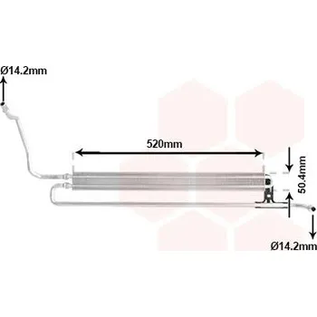 Chladič motoru Chladič oleje, řízení VAN WEZEL 06013726