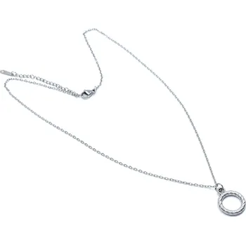 Náhrdelník Ocelový náhrdelník se zapleteným kruhem Plum