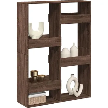 Obývací pokoj vidaXL Dělicí stěna 100 x 33 x 135 cm kompozitní dřevo [3309555] Barva: hnědý dub