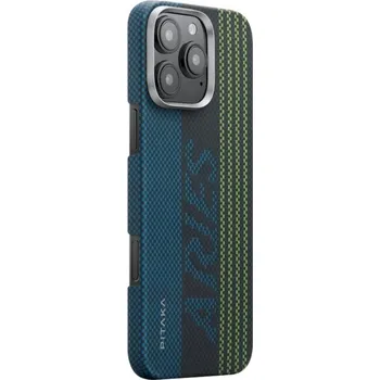 Pouzdro na mobilní telefon Pitaka x Aries Tactile Woven Case kryt iPhone 16 Pro Max Credit card