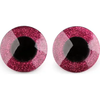 Oči velké s glitry s pojistkou Ø40 mm