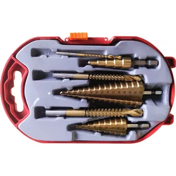 Vrtačka Magnus Sada stupňovitých vrtáků 6 ks titanových