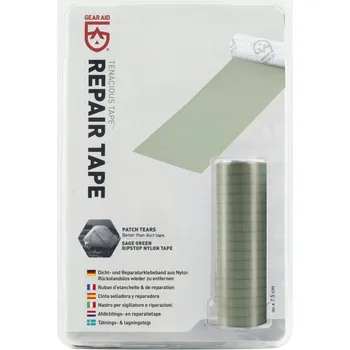 Lepicí páska Opravná páska Gear Aid TENACIOUS Repair Tape ripstop sage green