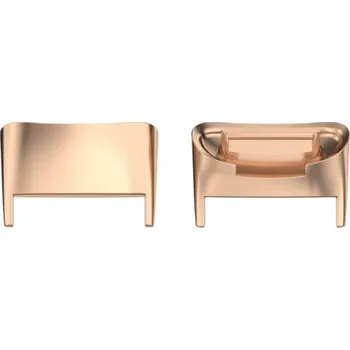 Příslušenství k chytrým hodinkám eses Konektor pro Fitbit Charge 5, 6 - Růžovo zlatý, 2 kusy