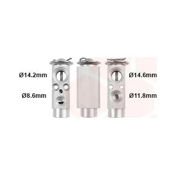 Ventil klimatizace Expanzní ventil, klimatizace VAN WEZEL 77001046