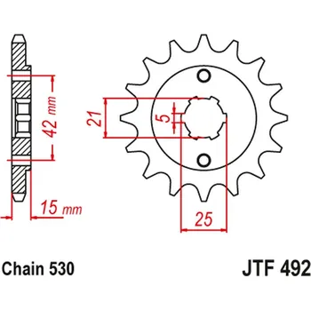 Auto-moto JT řetězové kolo přední 7003 14 DUCATI 500/600 PANTAH sportS 80-84 (700314JT) (řetěz 530) (JT řetězové kolo přední 7003 14 DUCATI 500/600 PANTAH sportS 80-84 (700314JT) (řetěz 530))