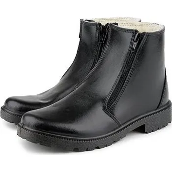 Dámská zimní obuv Vlnka Dámské kožené zimní boty s ovčí vlnou Gerda černá velikost obuv dospělí 40