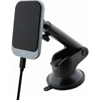 Držák do auta BMW MagSafe Signature Edition - Magnetický držák do auta s 15W bezdrátovým nabíjením (černý)