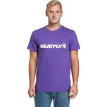 Meatfly pánské tričko Logex Violet | Fialová | Velikost S | 100% bavlna