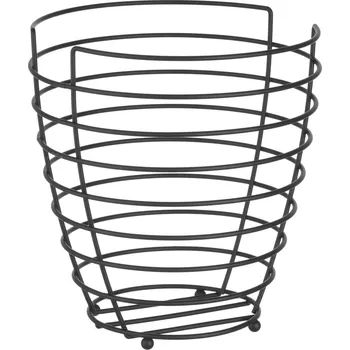 Košík na ovoce černý, HENDI, ⌀230x(H)250mm