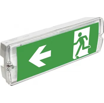 Průmyslové svítidlo Nouzové svítidlo SAHER-3 LED DUO, 2 prac. režimy, 3 W, 300 lm, AC 220–240 V, 50–60 Hz, IP65, 3 h, 6400 K