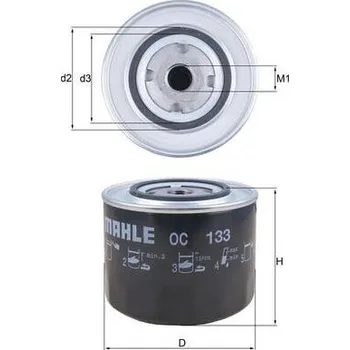Olejový filtr Olejový filtr KNECHT OC 133