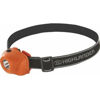 Čelovka HIGHLANDER Svítilna čelová BEAM 1 Watt/50 Lumens ORANŽOVÁ