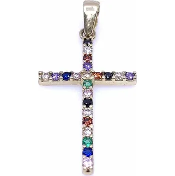 Přívěsek Diante Zlatý přívěsek kříž 59638624