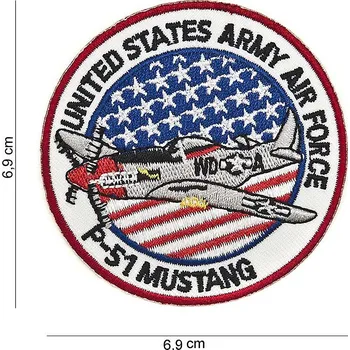 Nášivka Nášivka United States army Air Force P-51 Mustang 6,9 cm