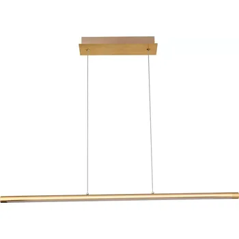 LED lustr na lanku Alamo 120 stmívatelný zlatá