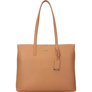 Kabelka Dámská kabelka Calvin Klein Ginevra - světle hnědá