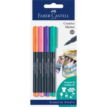 FABER-CASTELL Artist Pen Creative, set 4ks