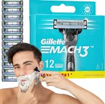 Náplně do strojků Gillette Mach3 12 ks