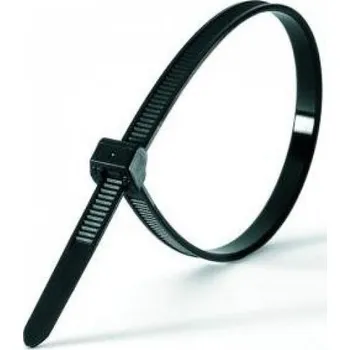 Stahovací páska SK pásek 245x4,6mm černá (100 ks)