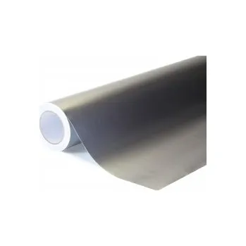 Polep vozidla Metalická perlová černá ocelová auto wrap fólie 152x700cm - interiér/exteriér