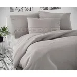 Povlečení Dolly uni stříbrné - 200x140 cm + 90x70 cm